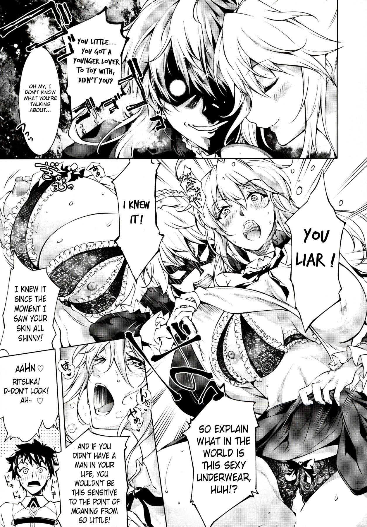 Hentai Manga Comic-The Pendragon twin sisters' sexual situation-Read-6